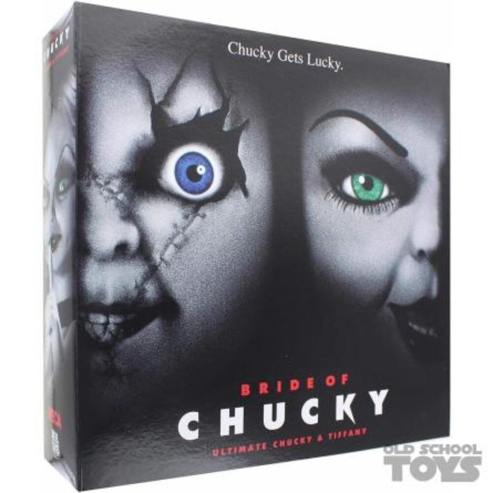 NECA Bride Of Chucky Toony Terrors Chucky & Tiffany Figure Set